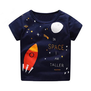 Rocket Space Pattern Shirt