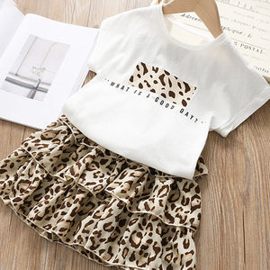 Butterfly Sleeve Letter T-shirt