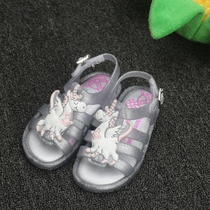 Children Floral Gladiator Sandals