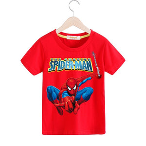 Casual Spiderman Pattern T-shirt