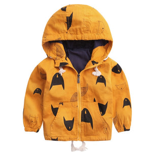 Cartoon Pattern Baby Boy Jacket