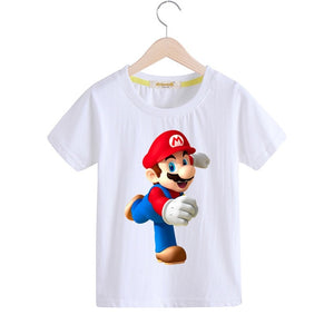 3D Mario Print T-shirt