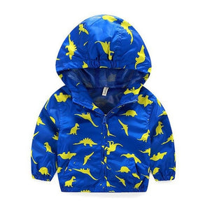 Spring Autumn Dinosaur Windbreaker Jacket