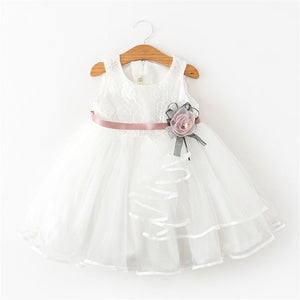 Solid Sleeveless Tutu Dress