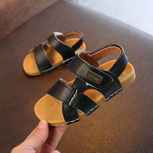 stitching simple soft bottom sandals