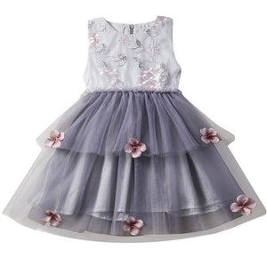 Solid Sleeveless Tutu Dress