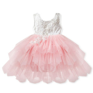 Solid Sleeveless Tutu Dress