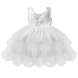 Solid Sleeveless Tutu Dress