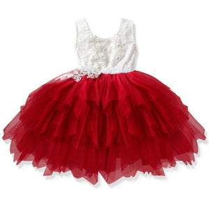 Solid Sleeveless Tutu Dress