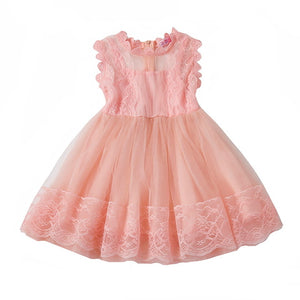 Solid Sleeveless Tutu Dress