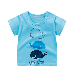 Cartoon Print T shirt Baby