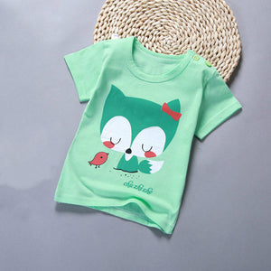 Cartoon Print T shirt Baby