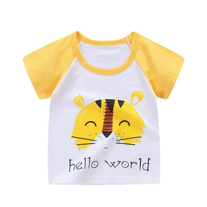 Cartoon Print T shirt Baby