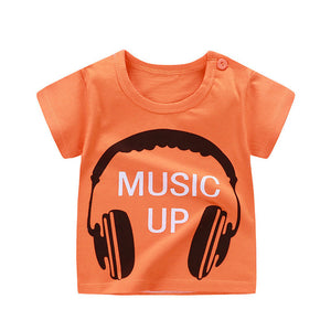 Cartoon Print T shirt Baby