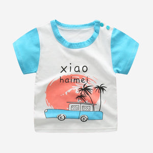 Cartoon Print T shirt Baby