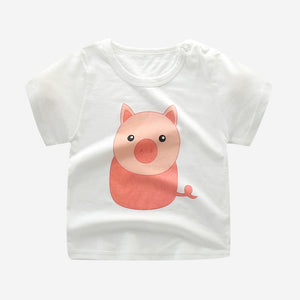 Cartoon Print T shirt Baby