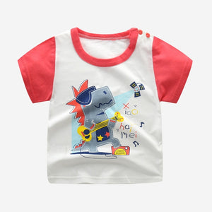 Cartoon Print T shirt Baby