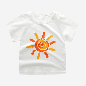 Cartoon Print T shirt Baby