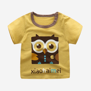 Cartoon Print T shirt Baby